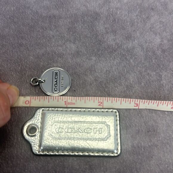 Coach Silver Keychain Hang Tag Set - Picture 4 of 4